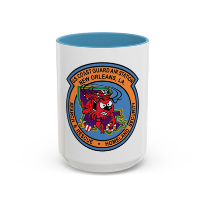 USCG Air Station New Orleans (U.S. Coast Guard) Accent Coffee Mug