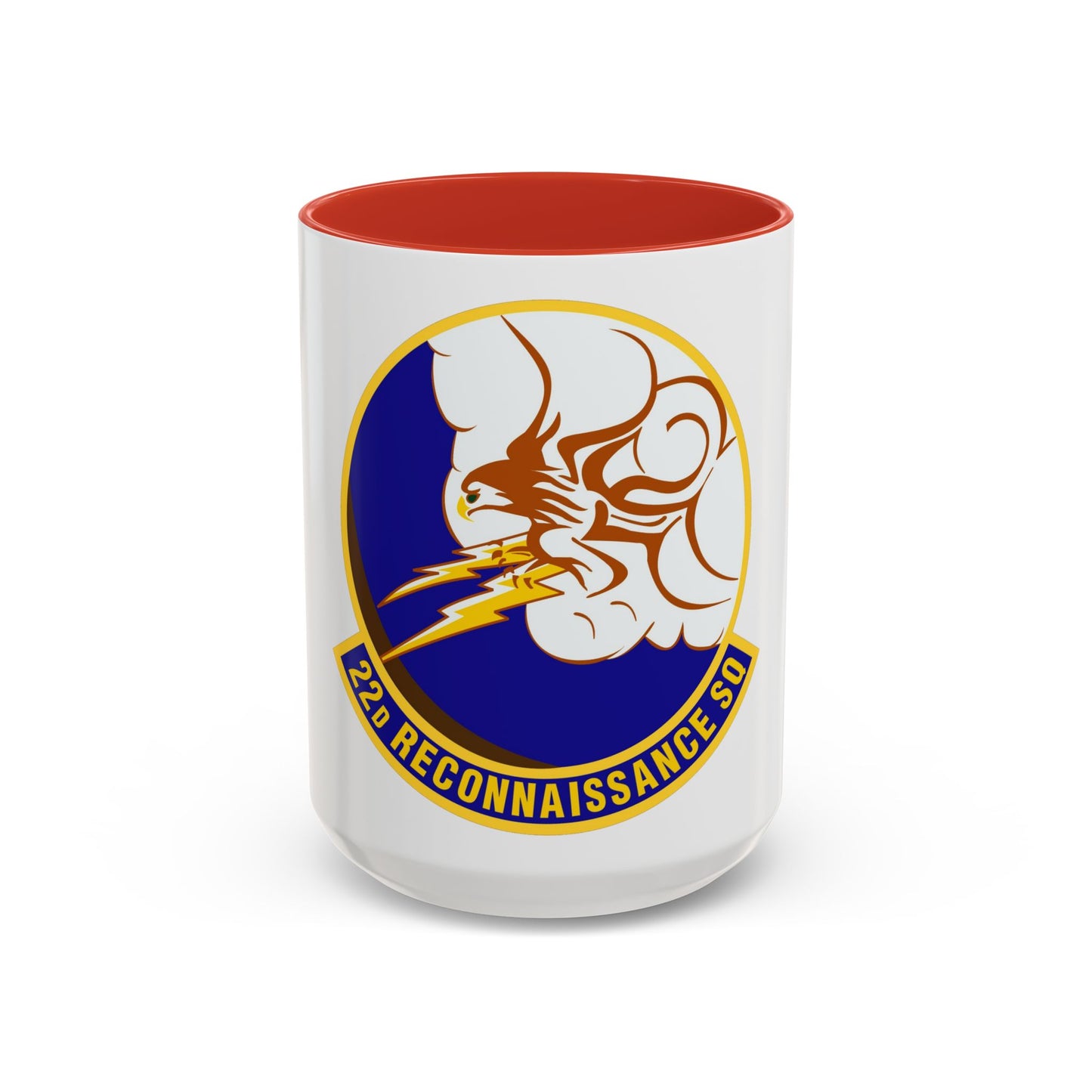 22d Reconnaissance Squadron (U.S. Air Force) Accent Coffee Mug