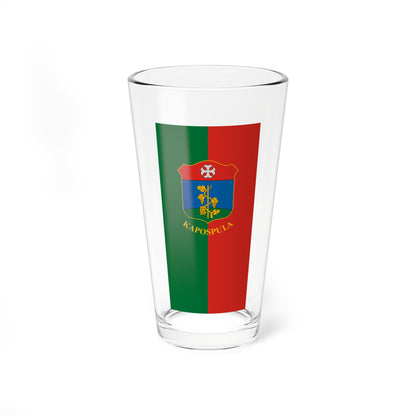Flag of Kapospula (Hungary) Pint Glass 16oz