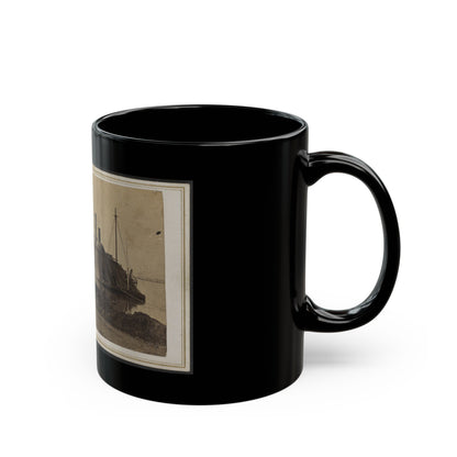 Ironclad Uss Essex At Baton Rouge, Louisiana (U.S. Civil War) Black Coffee Mug