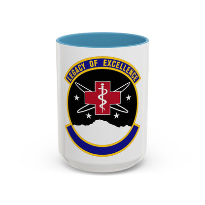 21 Healthcare Operations Squadron USSF (U.S. Air Force) Accent Coffee Mug