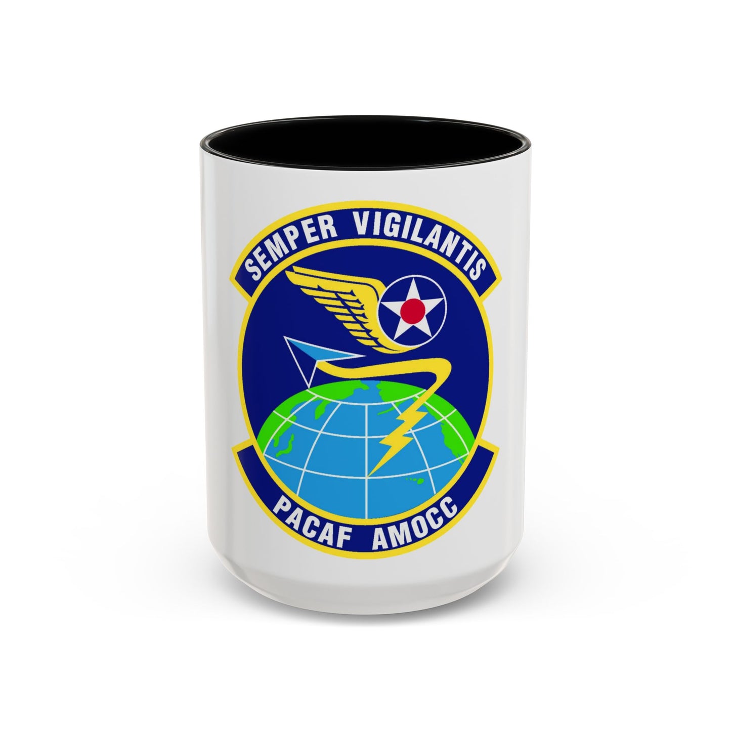 PACAF Air Mobility Operations Control Center (U.S. Air Force) Accent Coffee Mug