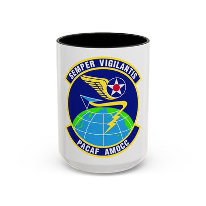 PACAF Air Mobility Operations Control Center (U.S. Air Force) Accent Coffee Mug