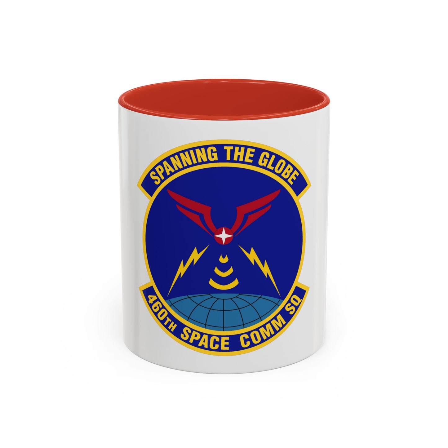 460th Space Communications Squadron (U.S. Air Force) Accent Coffee Mug