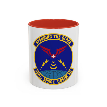 460th Space Communications Squadron (U.S. Air Force) Accent Coffee Mug