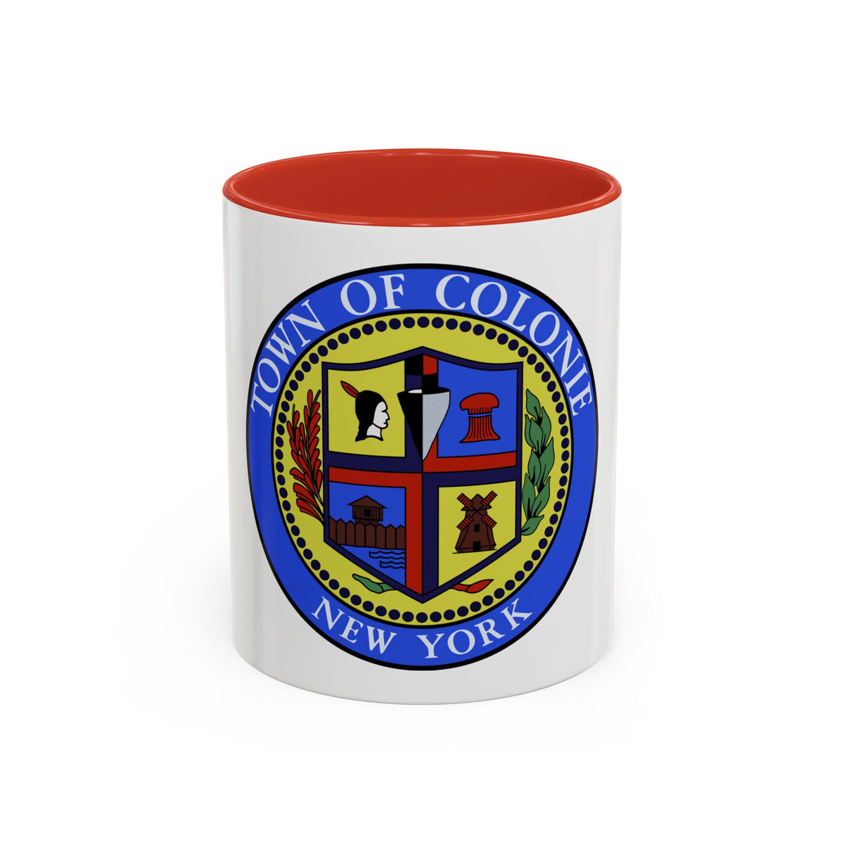 Seal of town of Colonie - Accent Coffee Mug