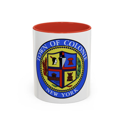 Seal of town of Colonie - Accent Coffee Mug