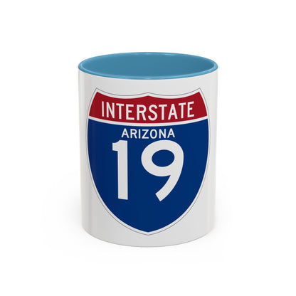 Interstate 19 (U.S. Highways) Accent Coffee Mug