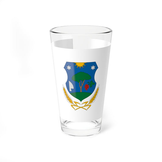 Flag of Somogybukkosd (Hungary) Pint Glass 16oz