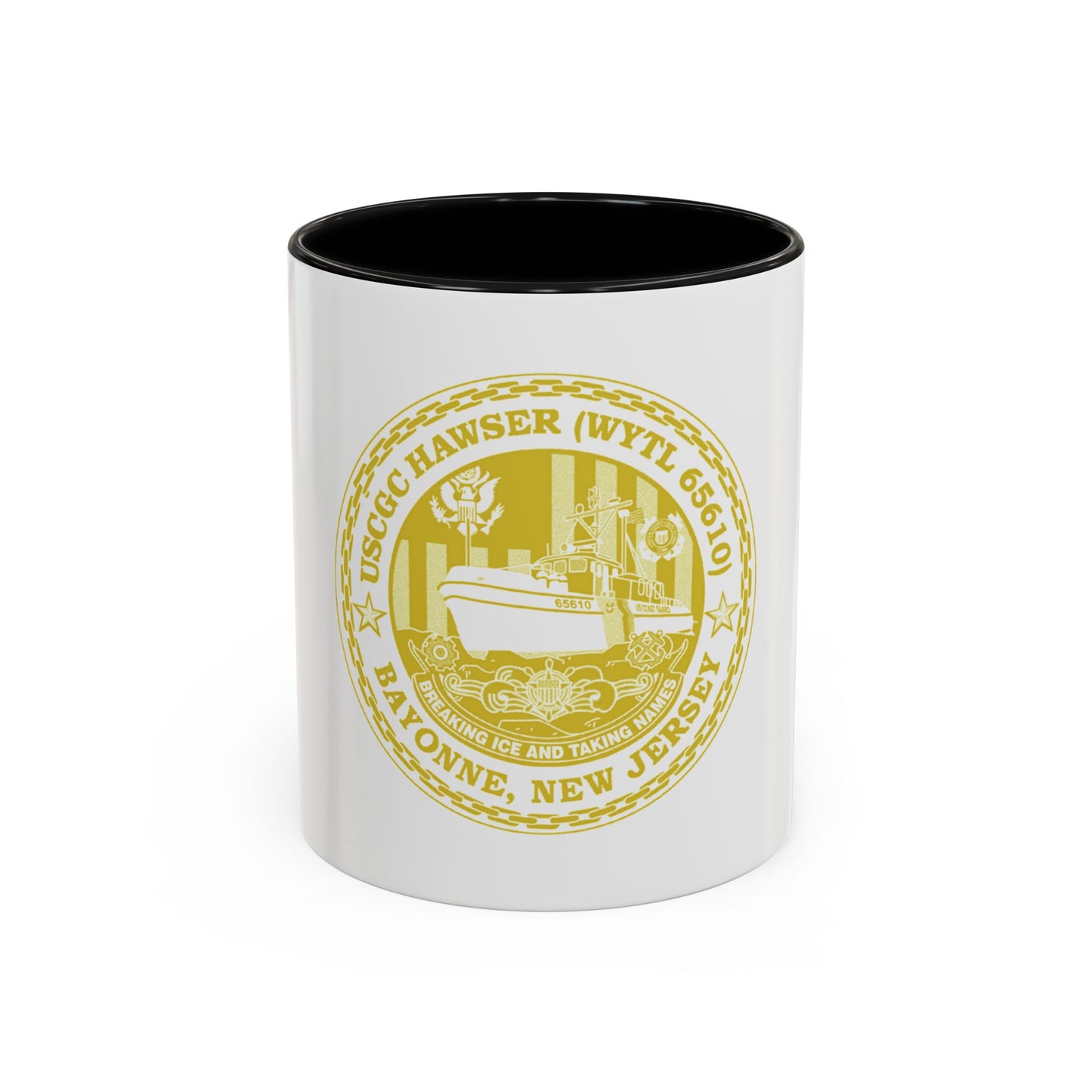 USCG Hawser WYTL 65610 Sim Gold (U.S. Coast Guard) Accent Coffee Mug