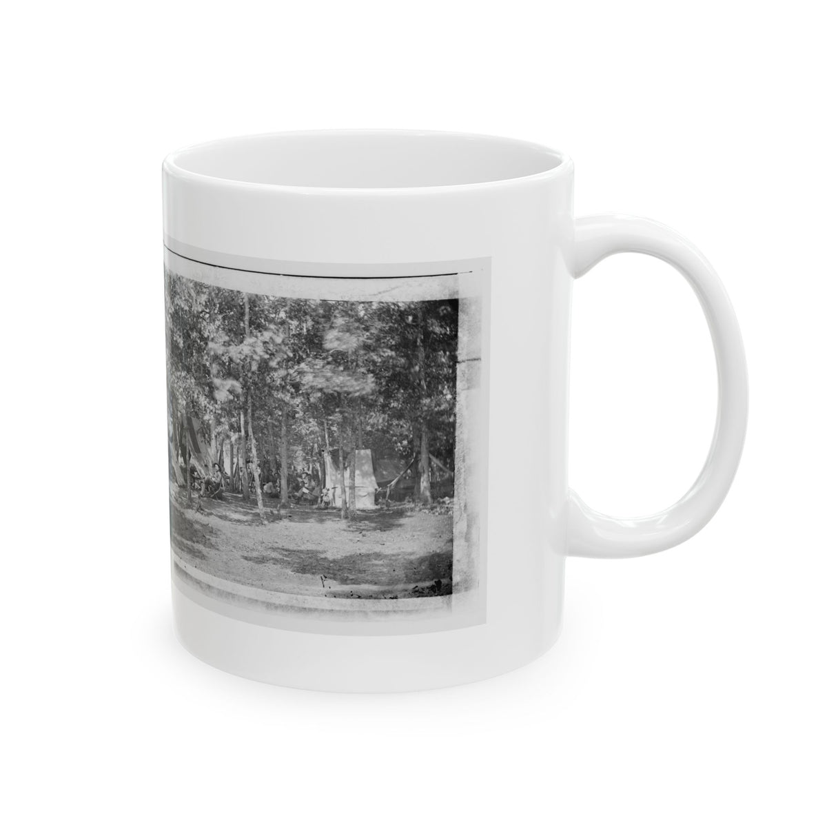 Bealeton, Virginia. Camp Of Company B, 93d New York Volunteers (U.S. Civil War) White Coffee Mug