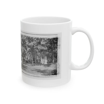Bealeton, Virginia. Camp Of Company B, 93d New York Volunteers (U.S. Civil War) White Coffee Mug