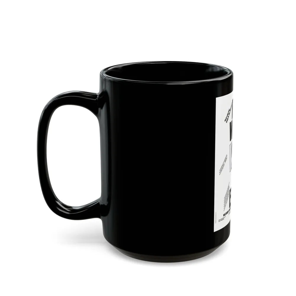 Roy Wood 1974 (Music Poster) Black Coffee Mug-Go Mug Yourself