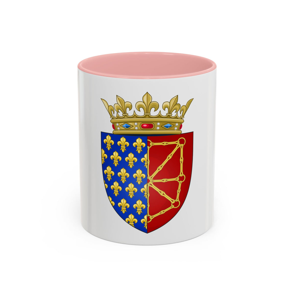 Arms of the Kingdom of France & Navarre - Accent Coffee Mug