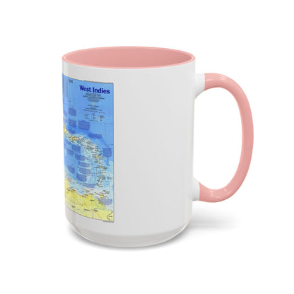 West Indies 1 (1987) (Map) Accent Coffee Mug