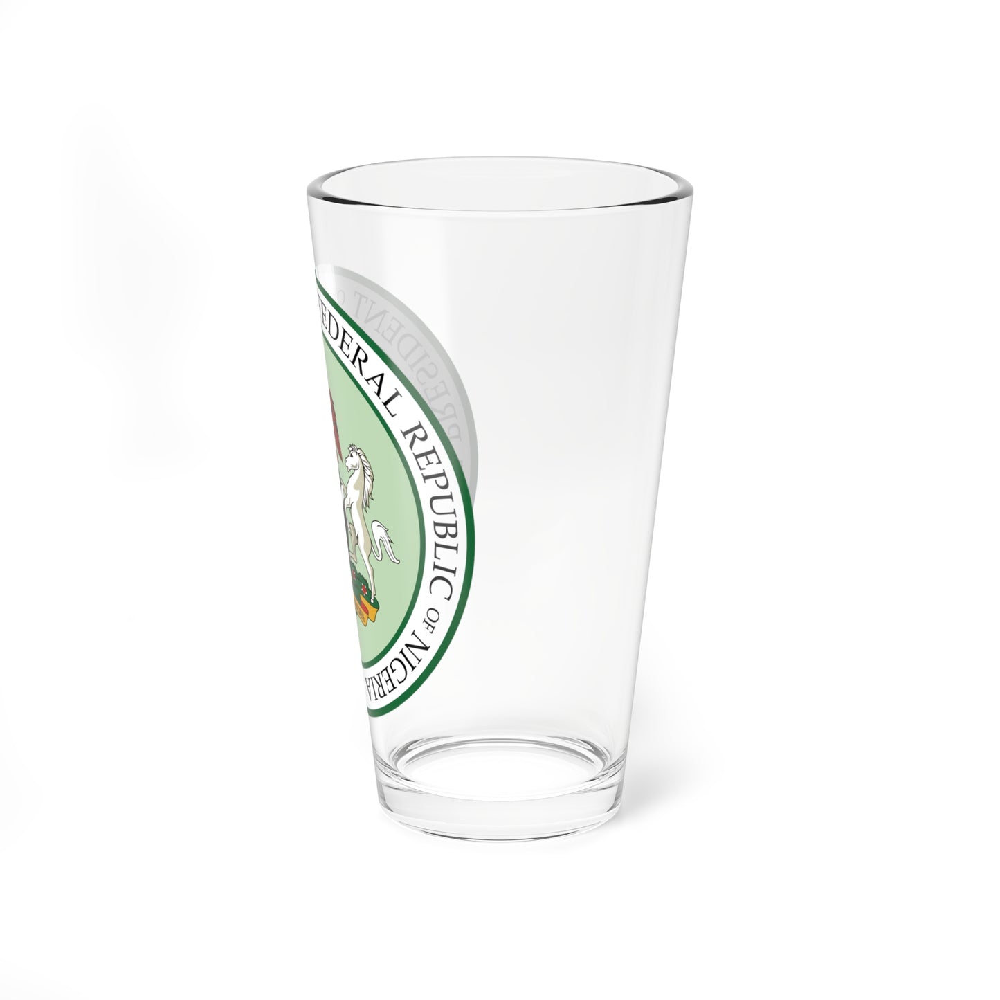 Seal of the Vice President of Nigeria (Niger) (Coat of Arms) Pint Glass 16oz