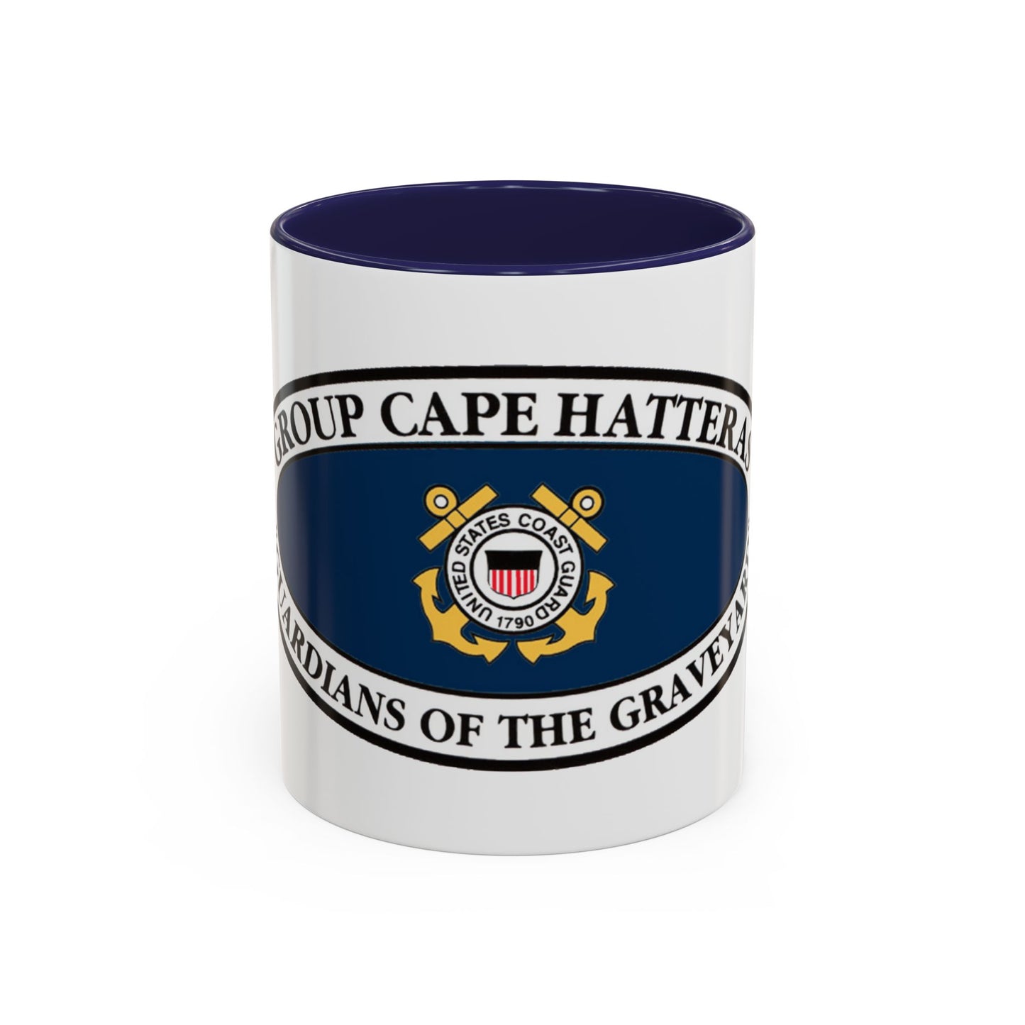 USCG Group Cape Hatteras VINT (U.S. Coast Guard) Accent Coffee Mug