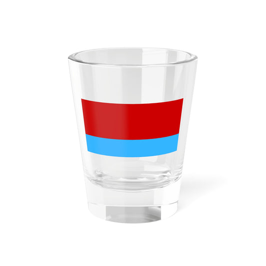 Flag of the Ukrainian Soviet Socialist Republic 1949-1991 reverse (Ukraine) Shot Glass 1.5oz