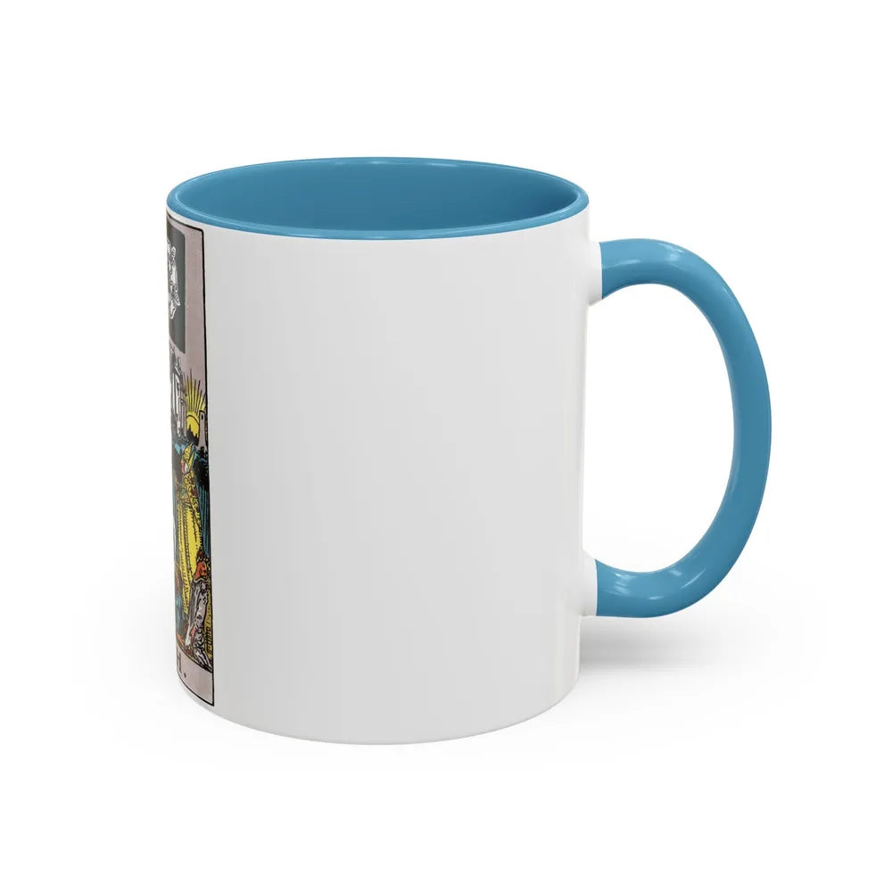 Death (Tarot Card) Accent Coffee Mug-Go Mug Yourself