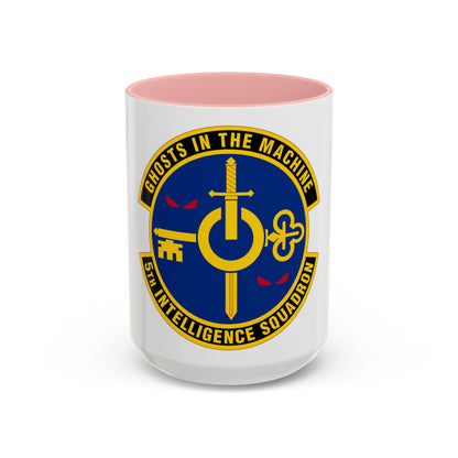 5 Intelligence Squadron ACC (U.S. Air Force) Accent Coffee Mug