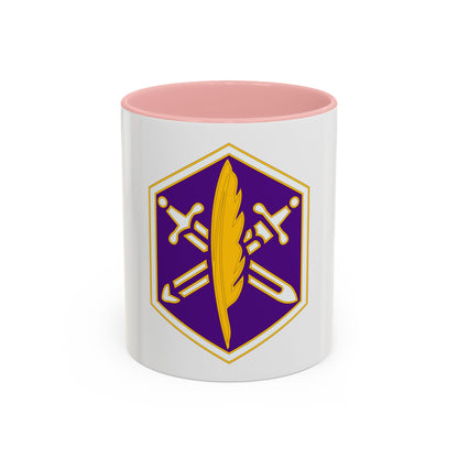 85 Civil Affairs Brigade 2 (U.S. Army) Accent Coffee Mug