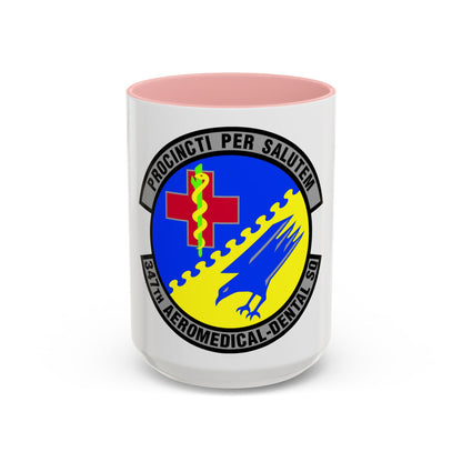347th Aeromedical Dental Squadron (U.S. Air Force) Accent Coffee Mug