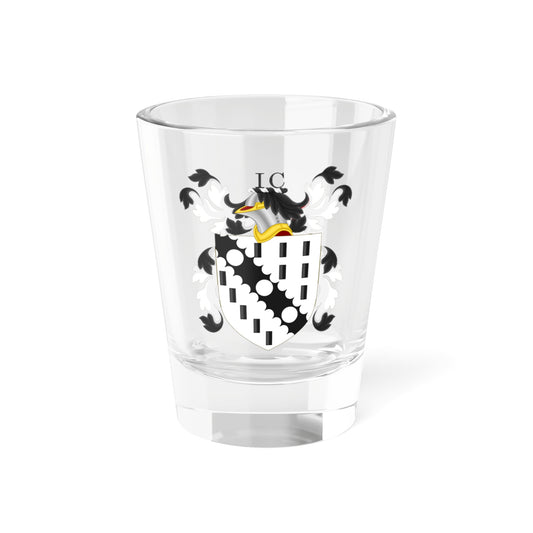 Coat of Arms of John Cutt (United States) (Coat of Arms) Shot Glass 1.5oz