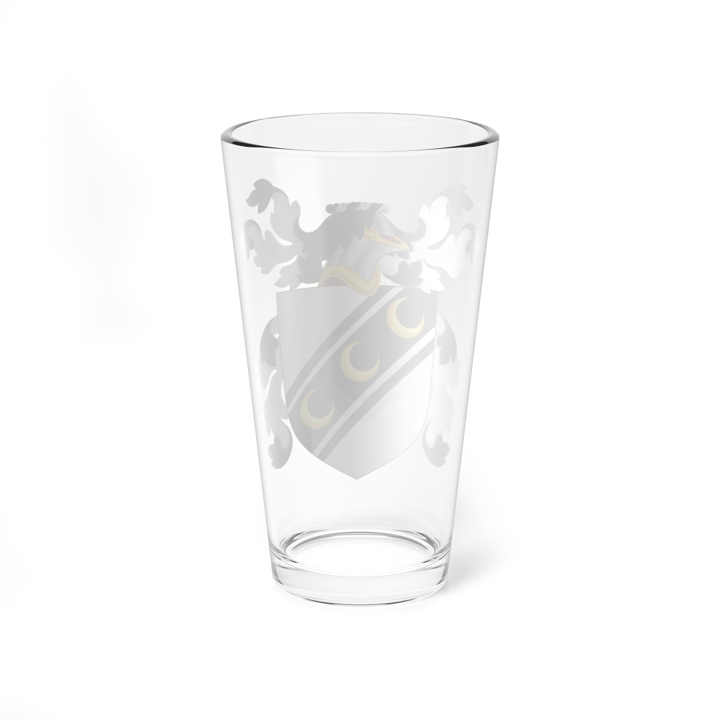 Coat of Arms of William Dyer (United States) (Coat of Arms) Pint Glass 16oz