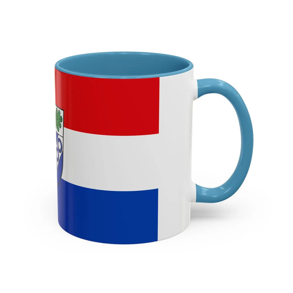 Flag of Aschaffenburg Germany - Accent Coffee Mug-Go Mug Yourself