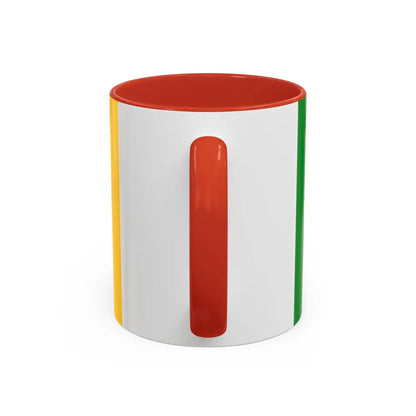 Flag of Evenley UK - Accent Coffee Mug-Go Mug Yourself