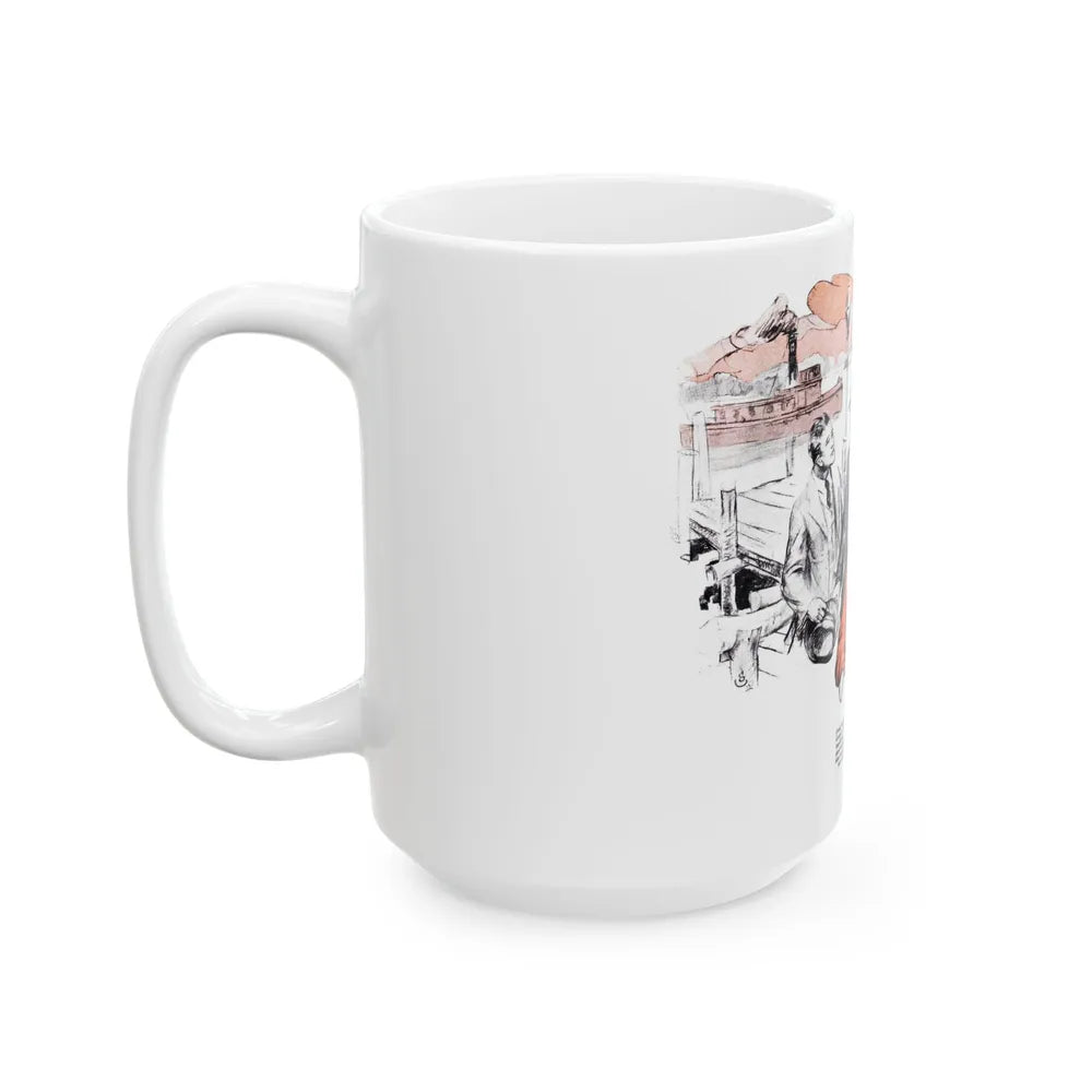 Cousin Gregory, American Boy, July 1933 - White Coffee Mug-Go Mug Yourself