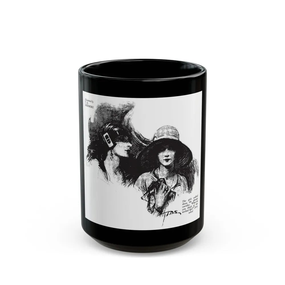 Free, White and Female (2), Collier's, February 25, 1928 - Black Coffee Mug-15oz-Go Mug Yourself