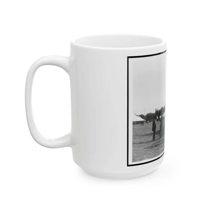 Encampment Of The G.A.R. In Washington, D.C. With Washington Monument In Background (U.S. Civil War) White Coffee Mug-Go Mug Yourself