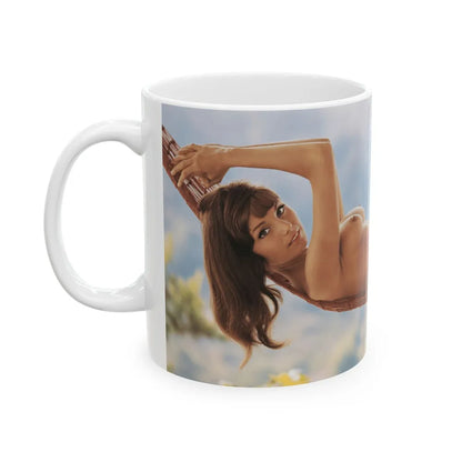 Victoria Vetri #01 - Nude ''Playboy Centerfold Gate''1 (Vintage Female Icon) White Coffee Mug-Go Mug Yourself