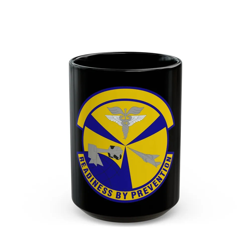 49th Aerospace Medicine Squadron (U.S. Air Force) Black Coffee Mug-15oz-Go Mug Yourself