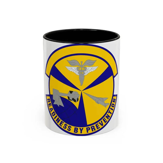 49th Aerospace Medicine Squadron (U.S. Air Force) Accent Coffee Mug 11oz Black - Go Mug Yourself