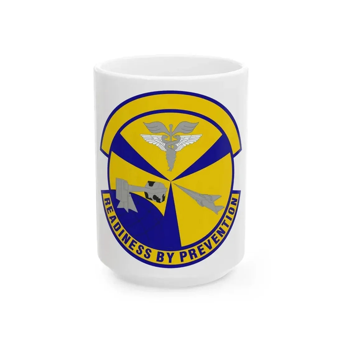 49th Aerospace Medicine Squadron (U.S. Air Force) White Coffee Mug 15oz - Go Mug Yourself