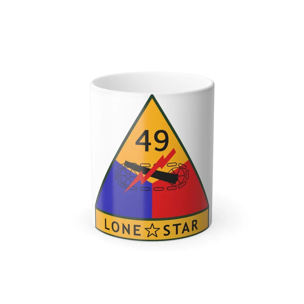 49th Armored Division (U.S. Army) Color Changing Coffee Mug-11oz-Go Mug Yourself