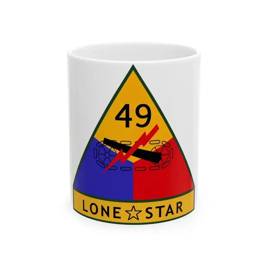 49th Armored Division (U.S. Army) White Coffee Mug 11oz - Go Mug Yourself
