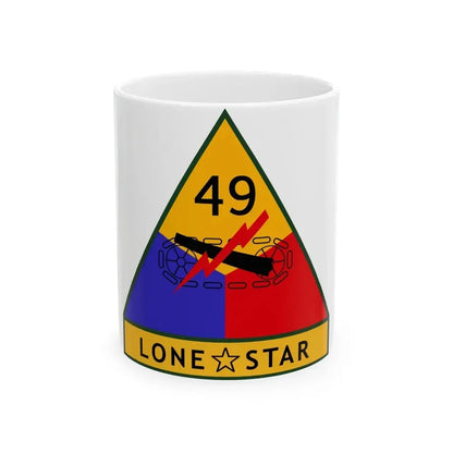 49th Armored Division (U.S. Army) White Coffee Mug 11oz - Go Mug Yourself