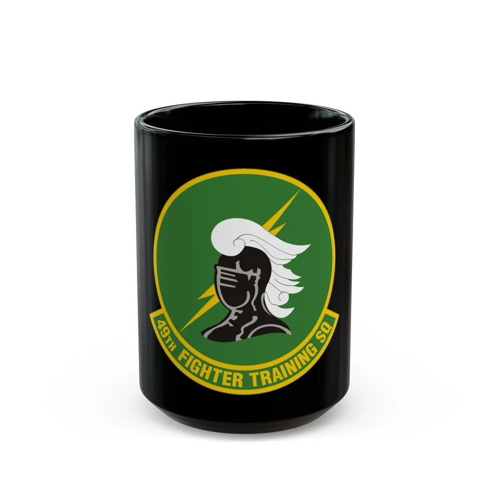 49th Fighter Training Squadron (U.S. Air Force) Black Coffee Mug-15oz-Go Mug Yourself