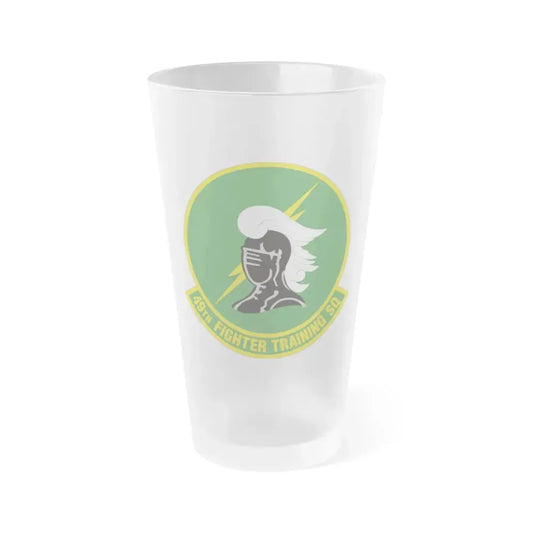 49th Fighter Training Squadron (U.S. Air Force) Frosted Pint Glass 16oz 16oz Frosted - Go Mug Yourself