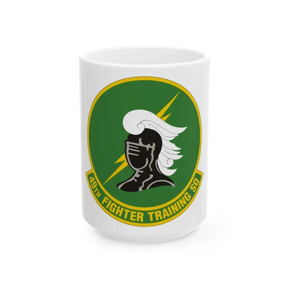 49th Fighter Training Squadron (U.S. Air Force) White Coffee Mug 15oz - Go Mug Yourself