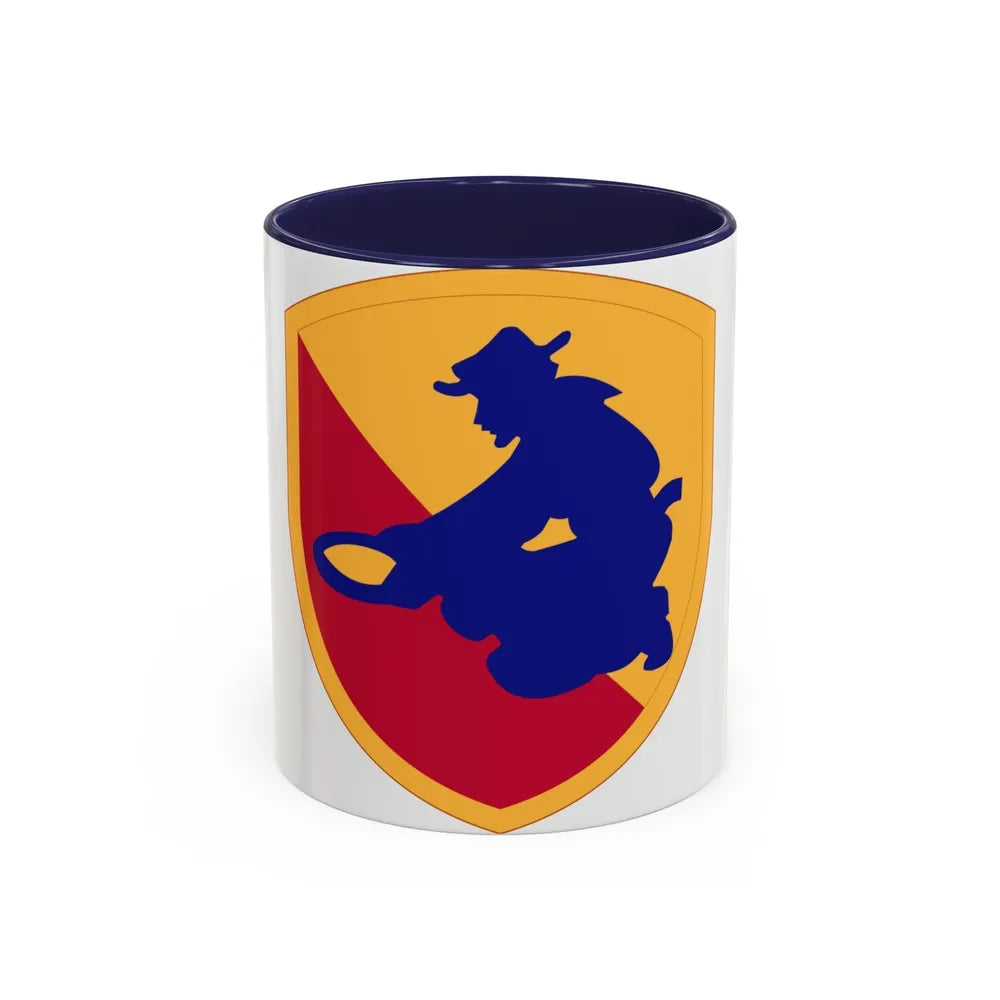 49TH INFANTRY DIVISION (U.S. Army) Accent Coffee Mug-11oz-Navy-Go Mug Yourself