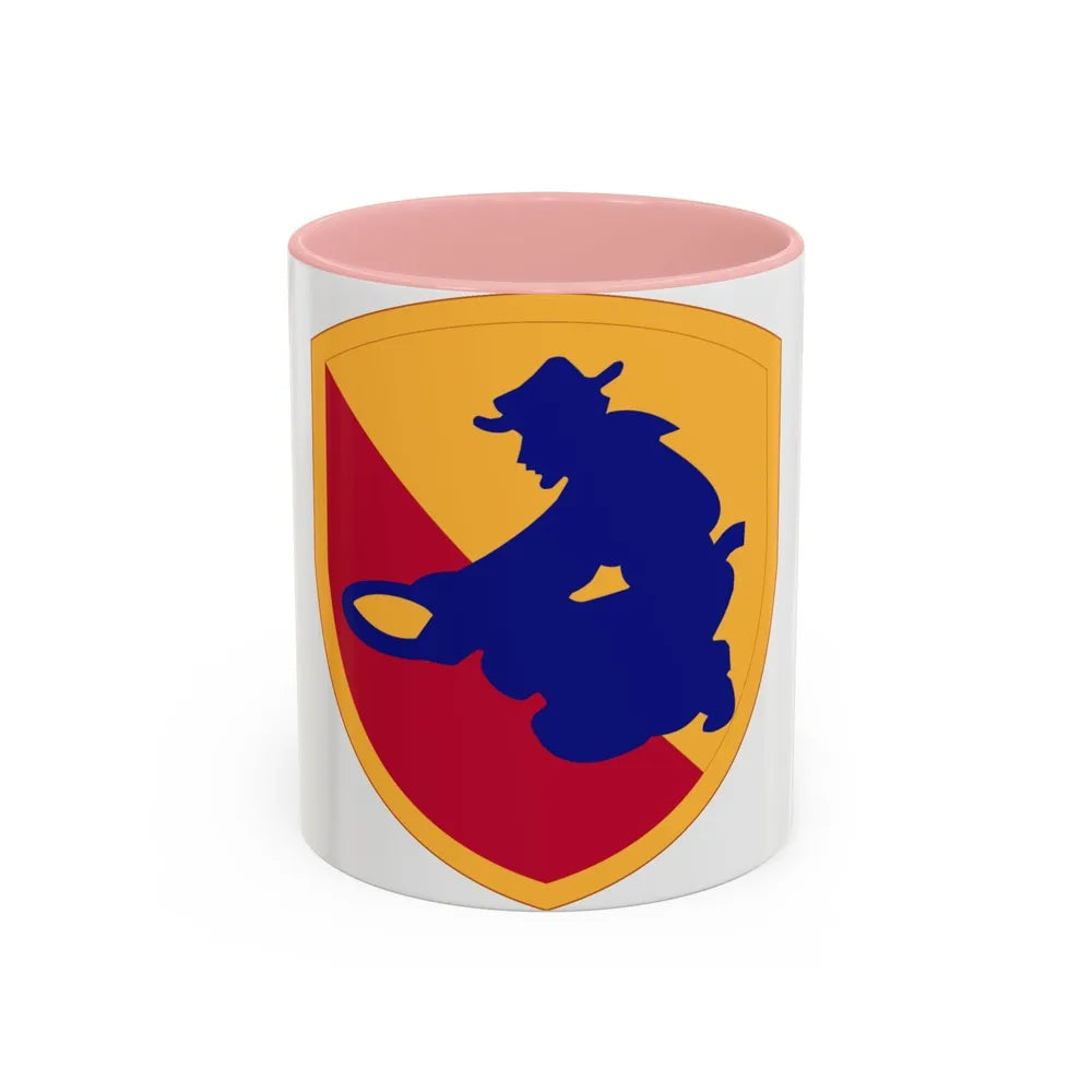 49TH INFANTRY DIVISION (U.S. Army) Accent Coffee Mug-11oz-Pink-Go Mug Yourself