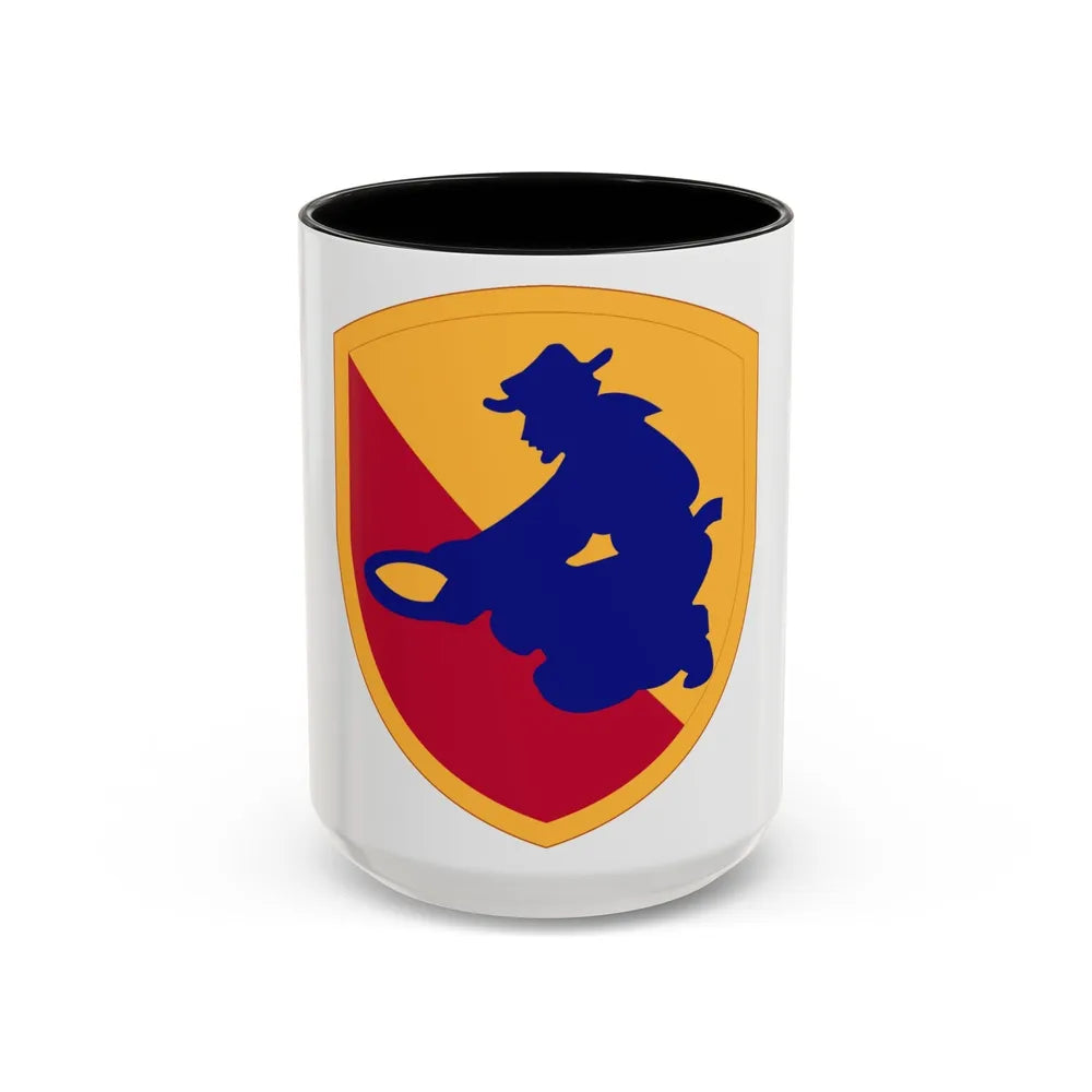 49TH INFANTRY DIVISION (U.S. Army) Accent Coffee Mug-15oz-Black-Go Mug Yourself