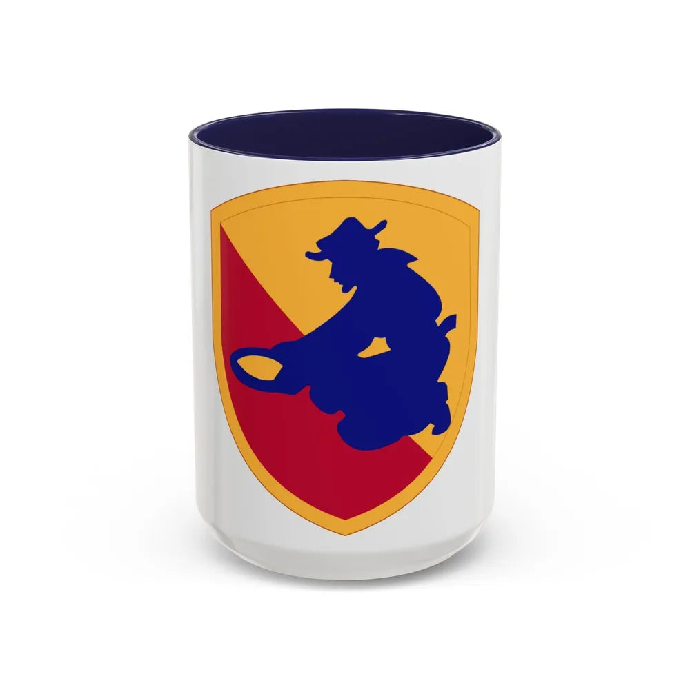 49TH INFANTRY DIVISION (U.S. Army) Accent Coffee Mug-15oz-Navy-Go Mug Yourself