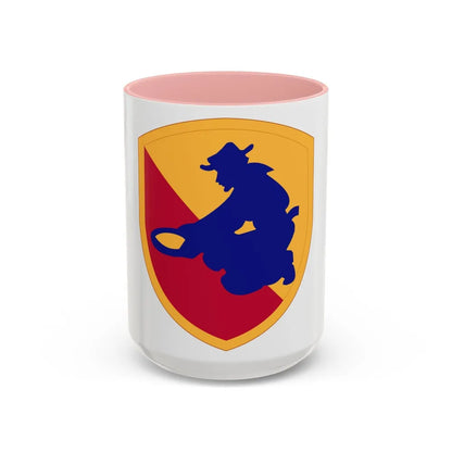 49TH INFANTRY DIVISION (U.S. Army) Accent Coffee Mug-15oz-Pink-Go Mug Yourself