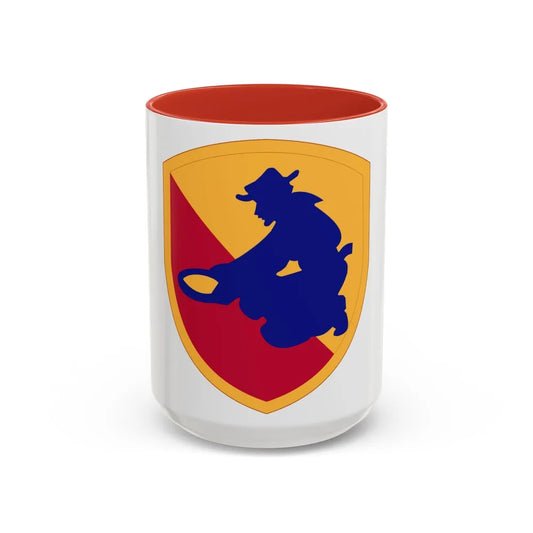 49TH INFANTRY DIVISION (U.S. Army) Accent Coffee Mug-11oz-Red-Go Mug Yourself