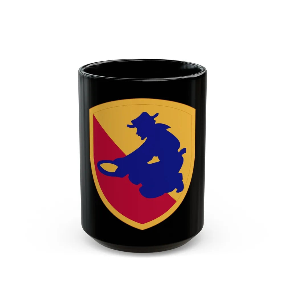 49TH INFANTRY DIVISION (U.S. Army) Black Coffee Mug-15oz-Go Mug Yourself